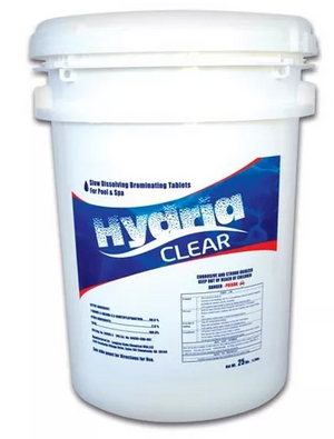 Hydria Clear Bromine Tablets, 25lb. Pail