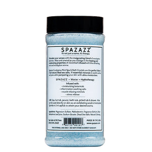 Spazazz Original Spa & Bath Fragrance, Eucalyptus Mint Crystal - 17 oz.