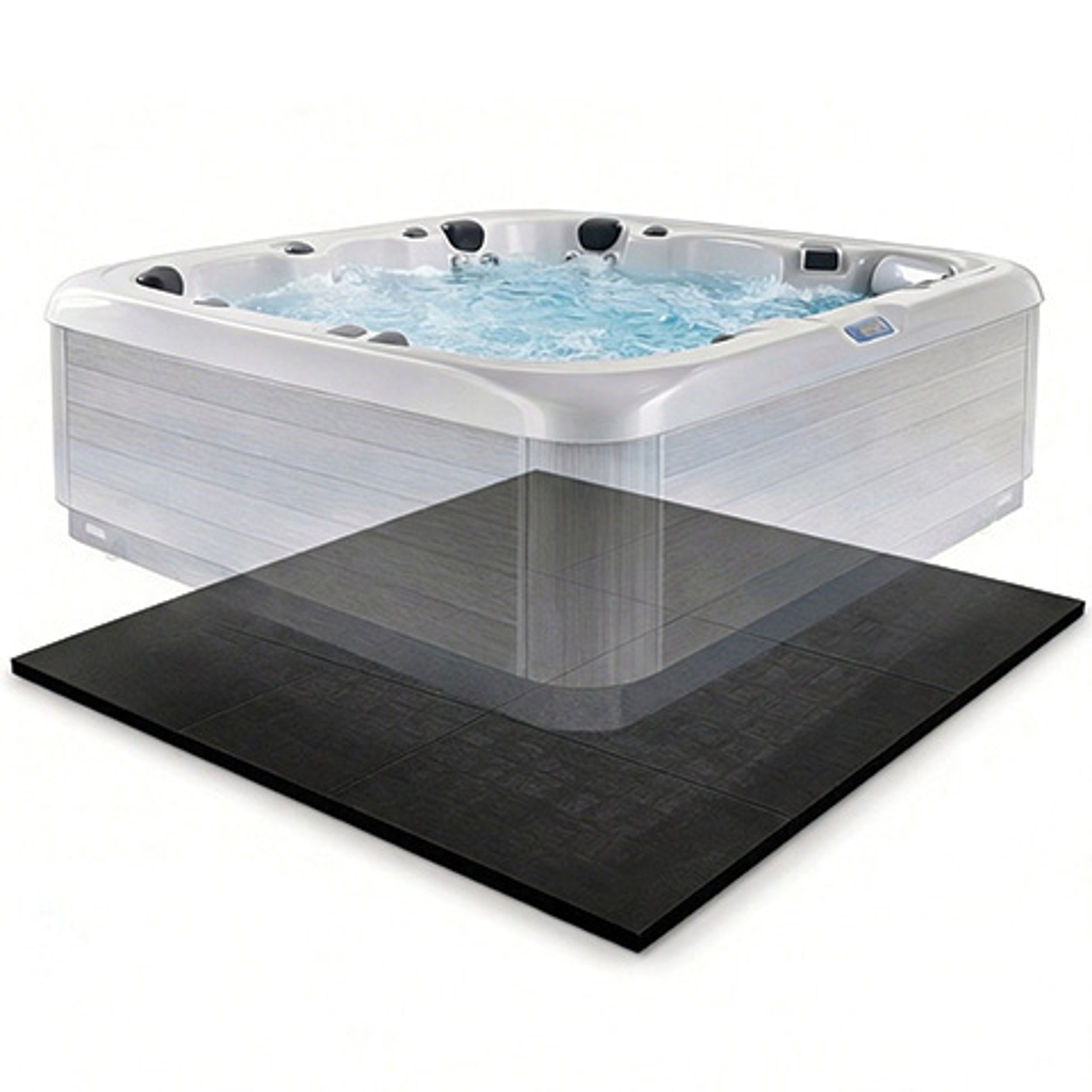 HandiSpa Pad 2 Instant Deck, Black - 3 Pads/Box