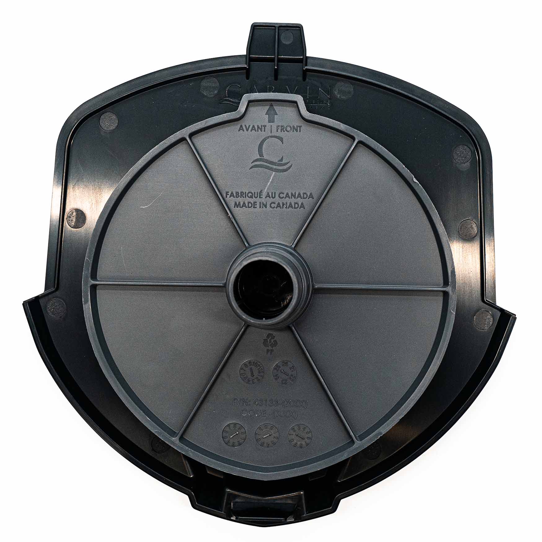 Carvin Replacement Lid for SkimTech 500 Skimmer, Black (43131002R)