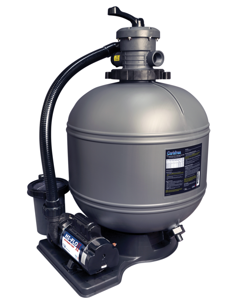 Waterway CareFree Sand Filter System, 1 HP Pump, 100lb. Sand Filter (520-5307-6S)