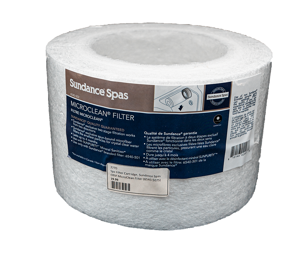 Spa Filter Cartridge, Sundance Spas OEM MicroClean Filter (6540-502S)
