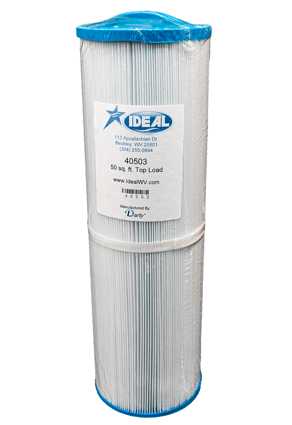 Spa Filter Cartridge, 40503. 50 Sq. Ft. Top Load, Replaces 4CH-50, FC-0151 & PTL50