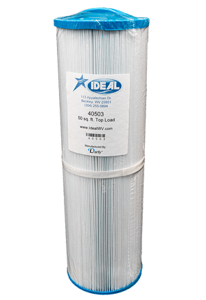 Spa Filter Cartridge, 40503. 50 Sq. Ft. Top Load, Replaces 4CH-50, FC-0151 & PTL50