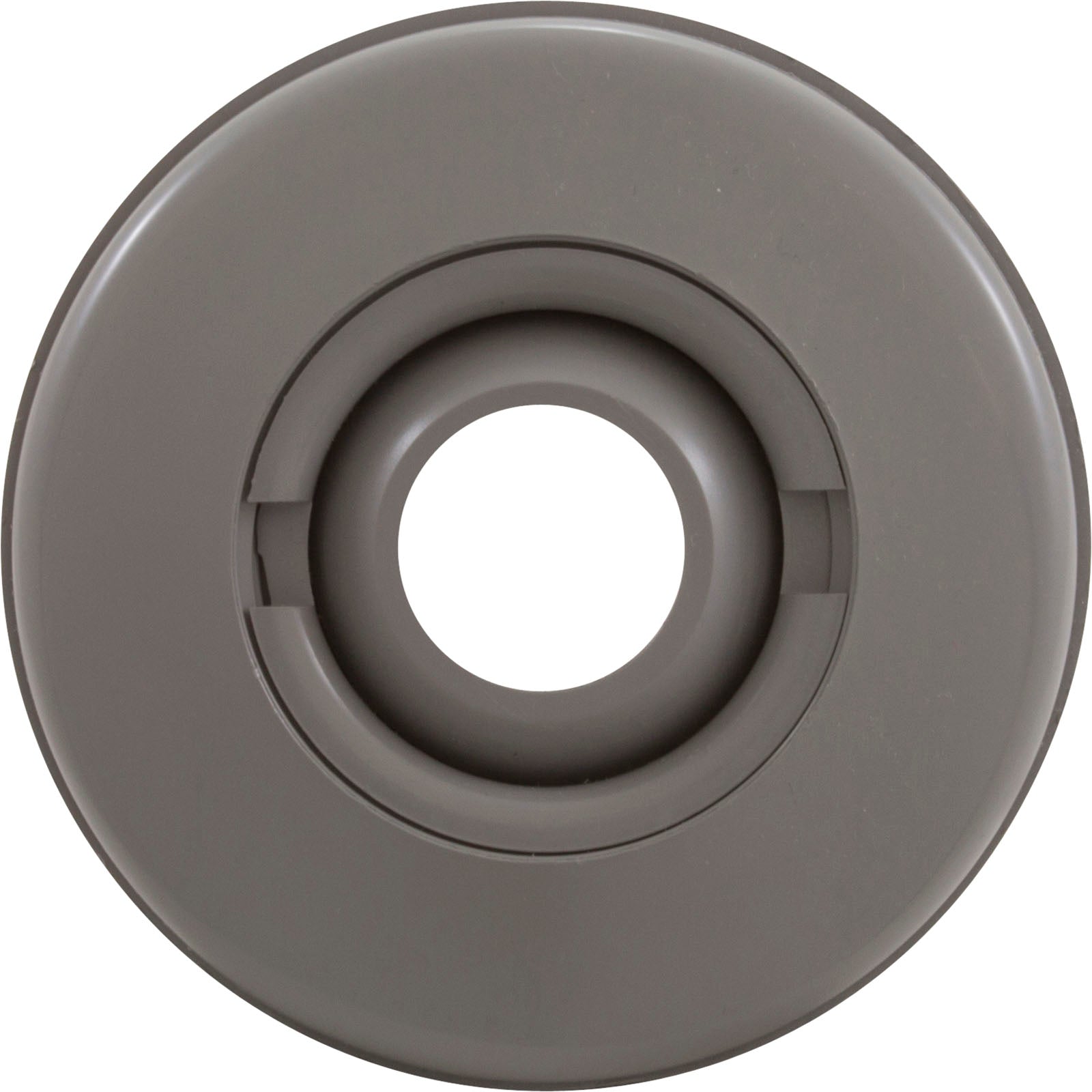 Fiberglass Wall Fitting & Flush Eyeball, 1 1/2" Socket x 2" Spigot, Gray (25523-701-000)