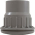 Fiberglass Wall Fitting & Flush Eyeball, 1 1/2" Socket x 2" Spigot, Gray (25523-701-000)