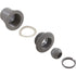 Fiberglass Wall Fitting & Flush Eyeball, 1 1/2" Socket x 2" Spigot, Gray (25523-701-000)