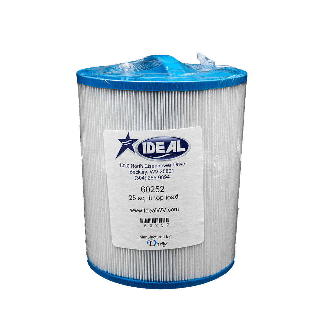 Spa Filter Cartridge, 60252, 25 Sq. Ft. Top Load, Replaces 6CH-26, FC-0310 & PTL25W