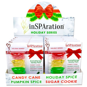 inSPAration Spa & Bath Fragrance, Seasonal, Aromatherapy Variety Pack - 4ct.