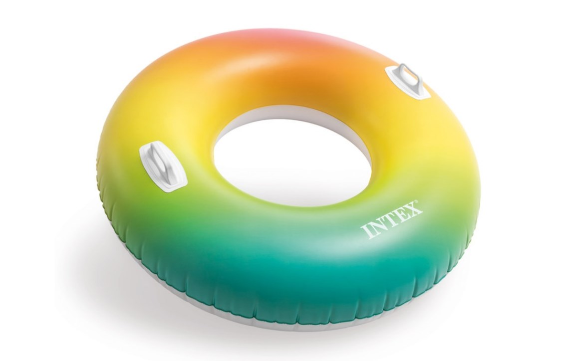 Intex Rainbow Ombre Swim Tube, 48" (58202EP)