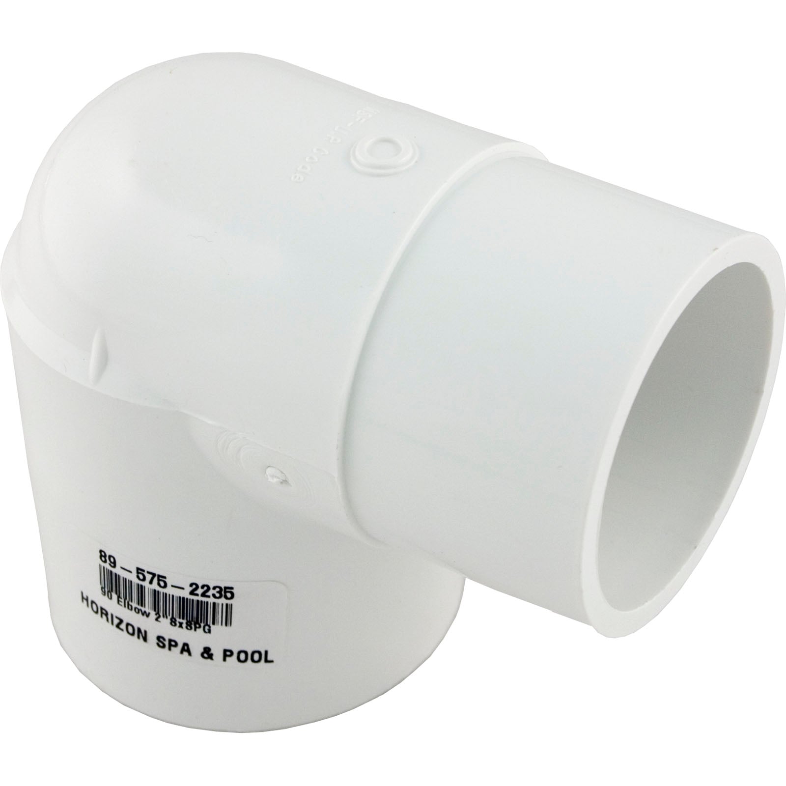 PVC Fitting, Elbow, 2" Slip x 2" SPG, 90 Degree (409-020)