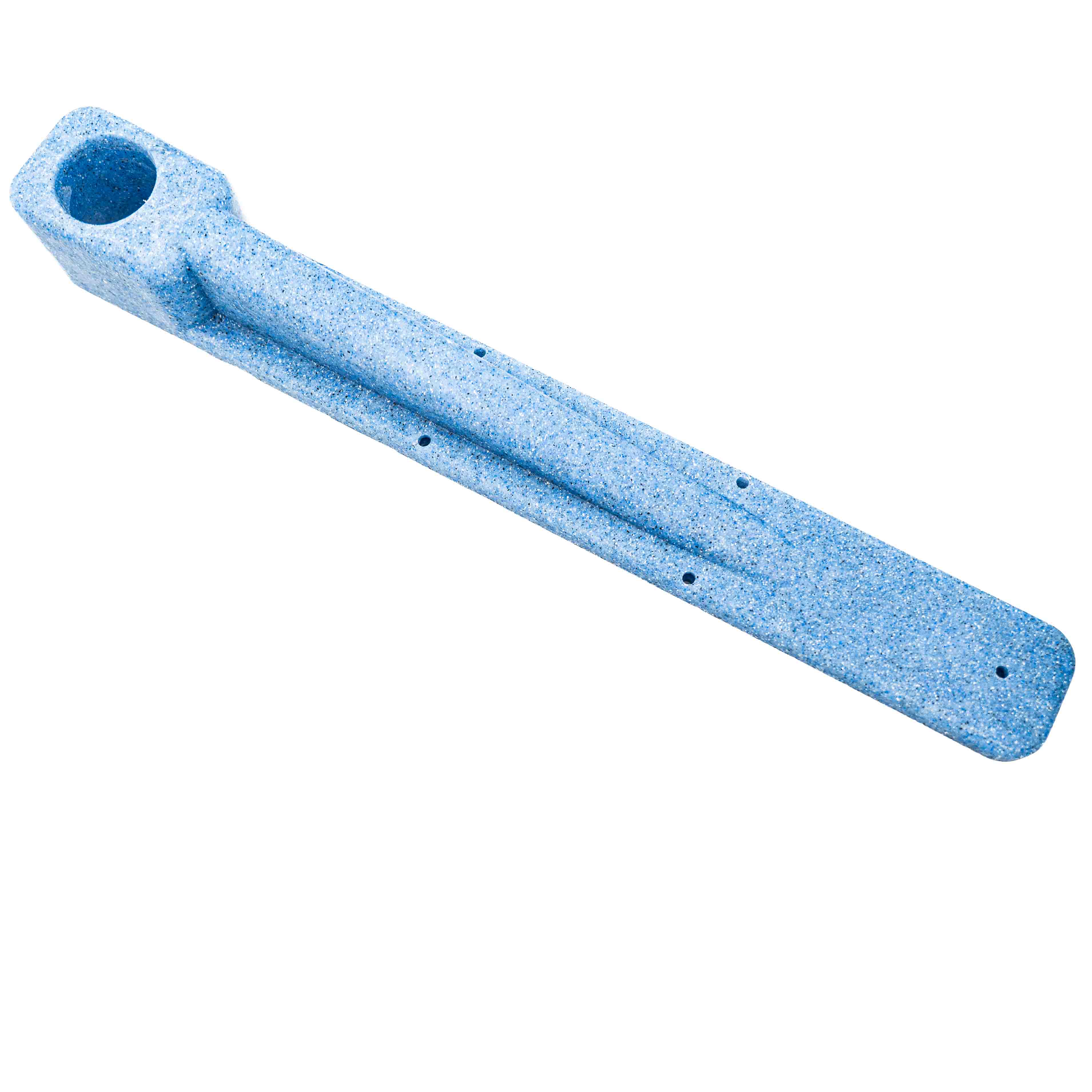 Merlin Replacement Deck Mount Flange for King Steps, Blue, Screws Included (30145B)
