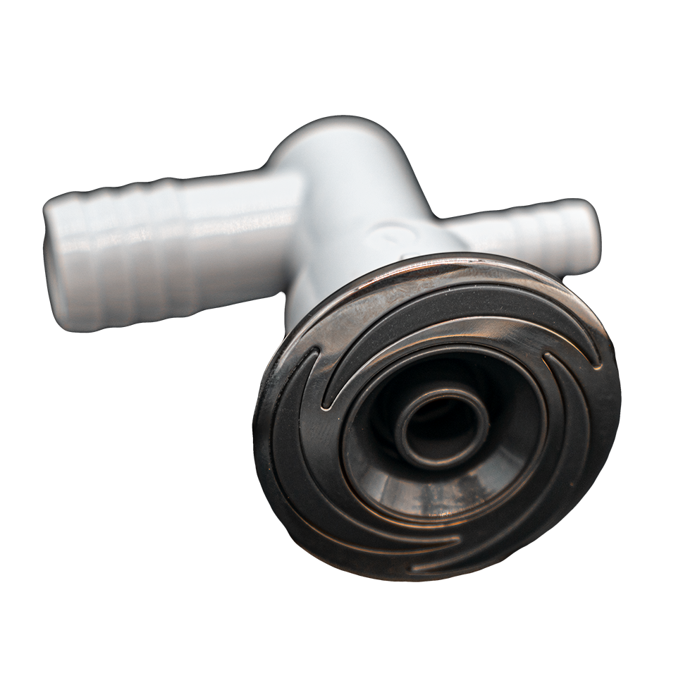 DreamMaker Spas Replacement Jet, 2 1/4" Directional with 3/16" Nozzle w/Nut & Gasket (309003)