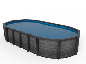 Carvin Downtown Above Ground Pool, 12' x 24' Oval, 54" Deep