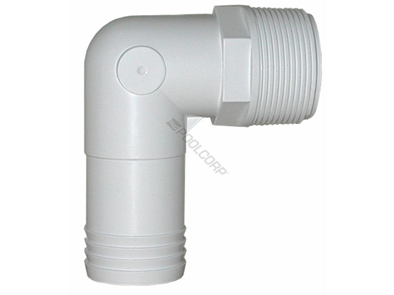 PVC Fitting, Elbow, 1 1/2" MPT x Barb (SPX1105Z4)