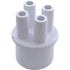 Manifold, 1" Spigot, Transition, 4 Port, 3/8" Smooth Barb (672-4030)