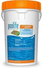 poolife 3" Chlorine Tablets, 50lb. Pail