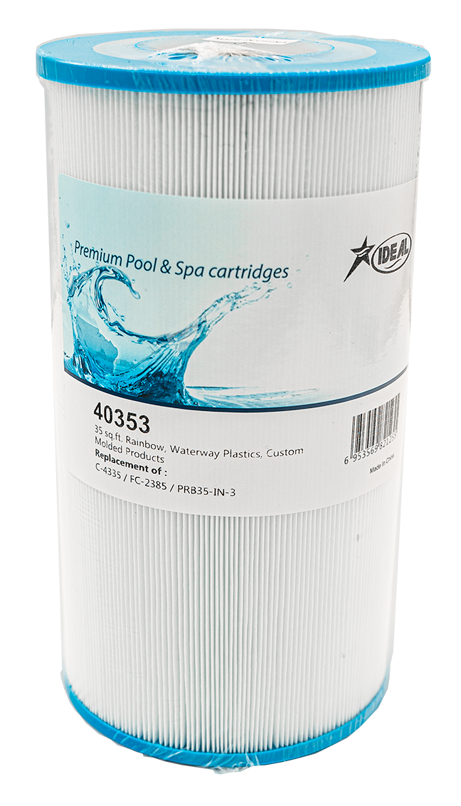 Spa Filter Cartridge, 40353, 35 Sq. Ft. Rainbow/Waterway/CMP, Replaces C-4335, FC-2385 & PRB35-IN-3