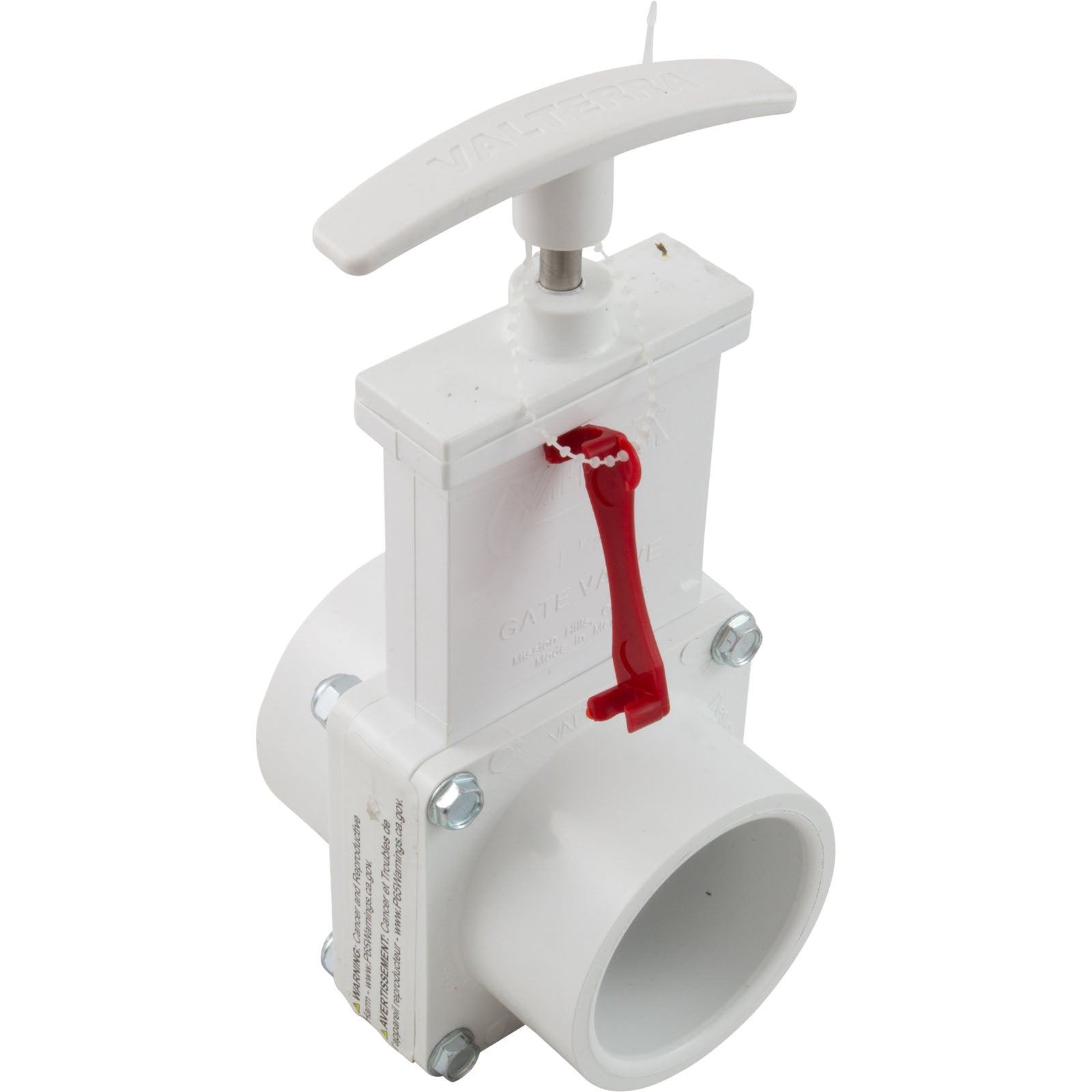 Gate Valve, 1 1/2" Slip x 1 1/2" Slip, Valterra, 45psi, 3-Piece (6101X)