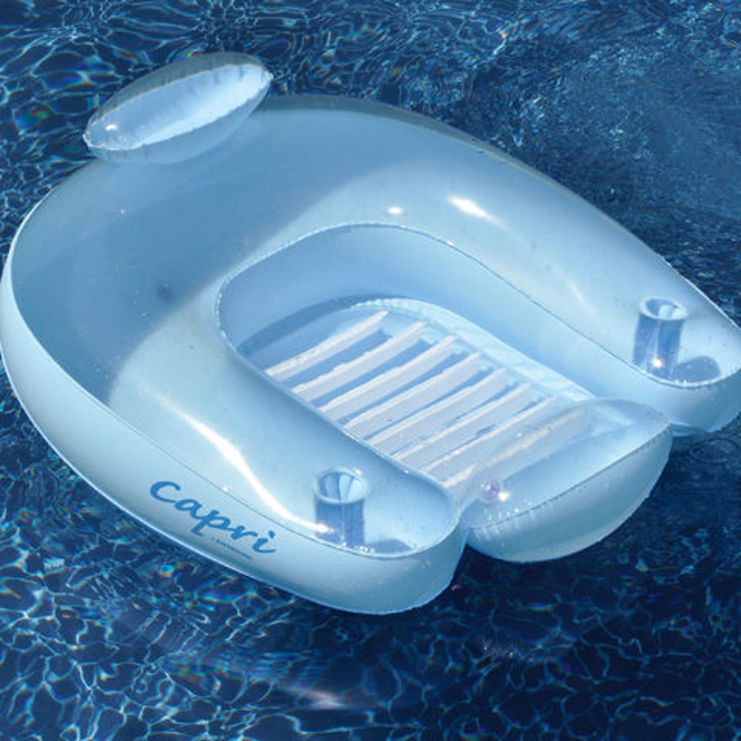 Capri Inflatable Lounge Chair w/Cup Holder