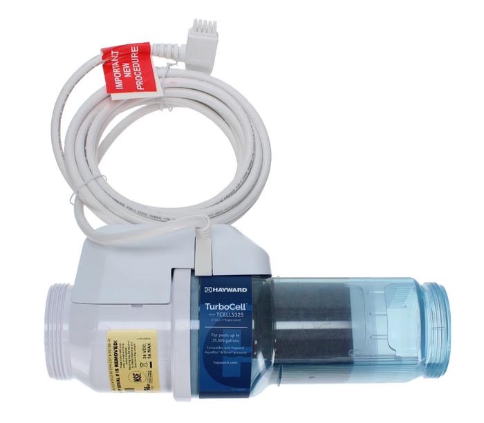 AquaRite S3 Replacement TurboCell Salt Cell, 25,000 Gallon, 3 Year Mfg. Warranty (TCELLS325)
