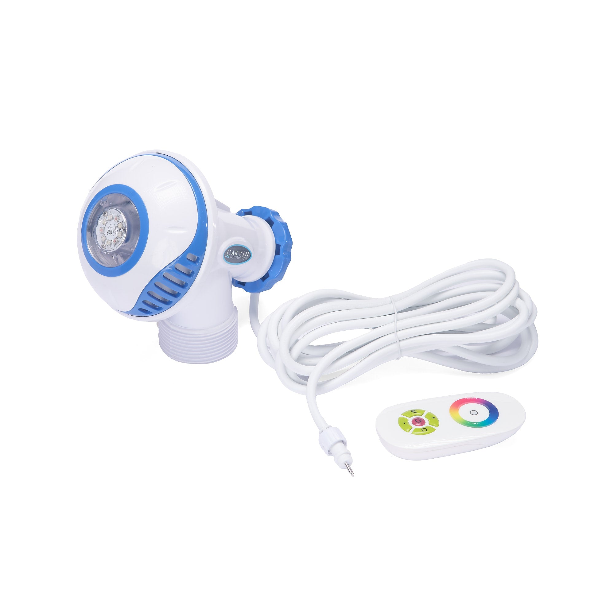 Carvin StarBright Color LED Above Ground Pool Light w/Remote, White (94132800)
