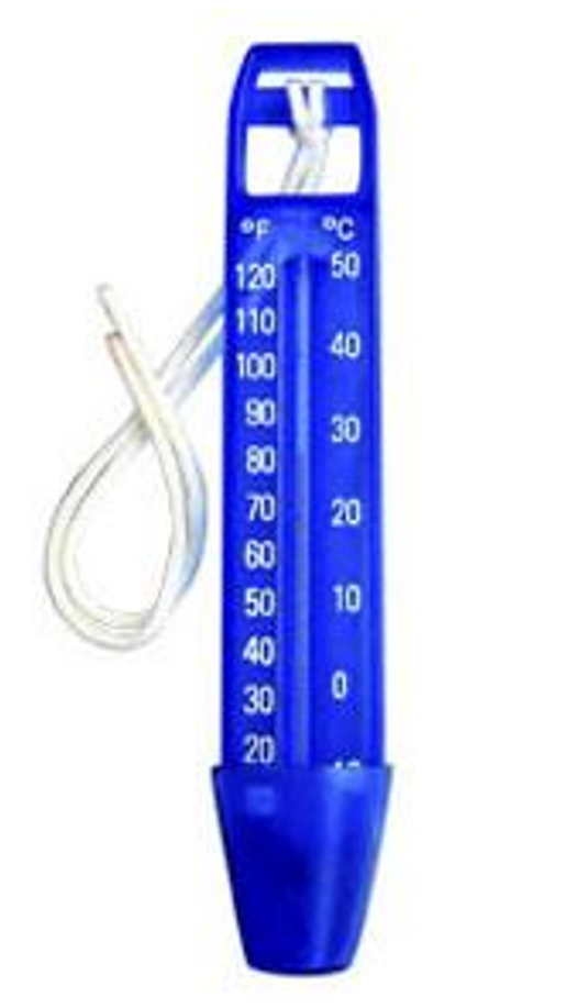 Deluxe Series Thermometer Dip-n-Read w/Cord, Blue
