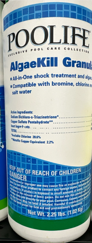 **CLEARANCE** poolife AlgaeKill Granular, 2.25lb.