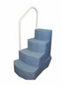 Duke Above Ground Pool Step w/1 Handrail, Blue Granite