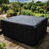 Protective Cover for Hot Tubs, Full Length, 96" x 96" x 40", Black