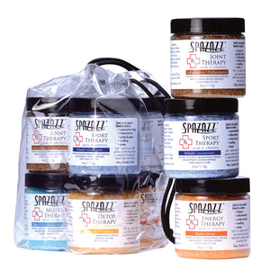 Spazazz Spa Fragrance Crystals, Rx Therapy Sampler - 6 Pack