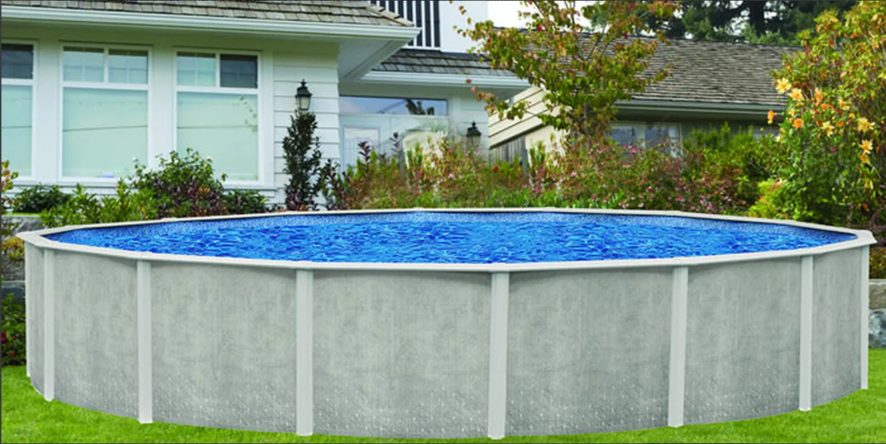 Solstice Above Ground Pool, 27' Round, 48" Deep