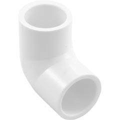 PVC Fitting, Elbow, 90 Degree, 1/2" Slip x 1/2" Slip (406-005)