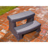 Hot Spring Spa Step, Polymer, Espresso