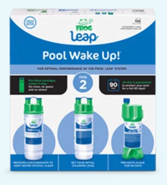 Pool Frog Wake Up Sanitizing & Pool Hibernation Algae Protection Combo Kit (01-10-7858)