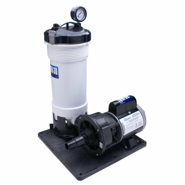 Waterway Cartridge Filter System, 25 Sq. Ft. Cartridge Filter, 30GPM Pump (520-4070LT)