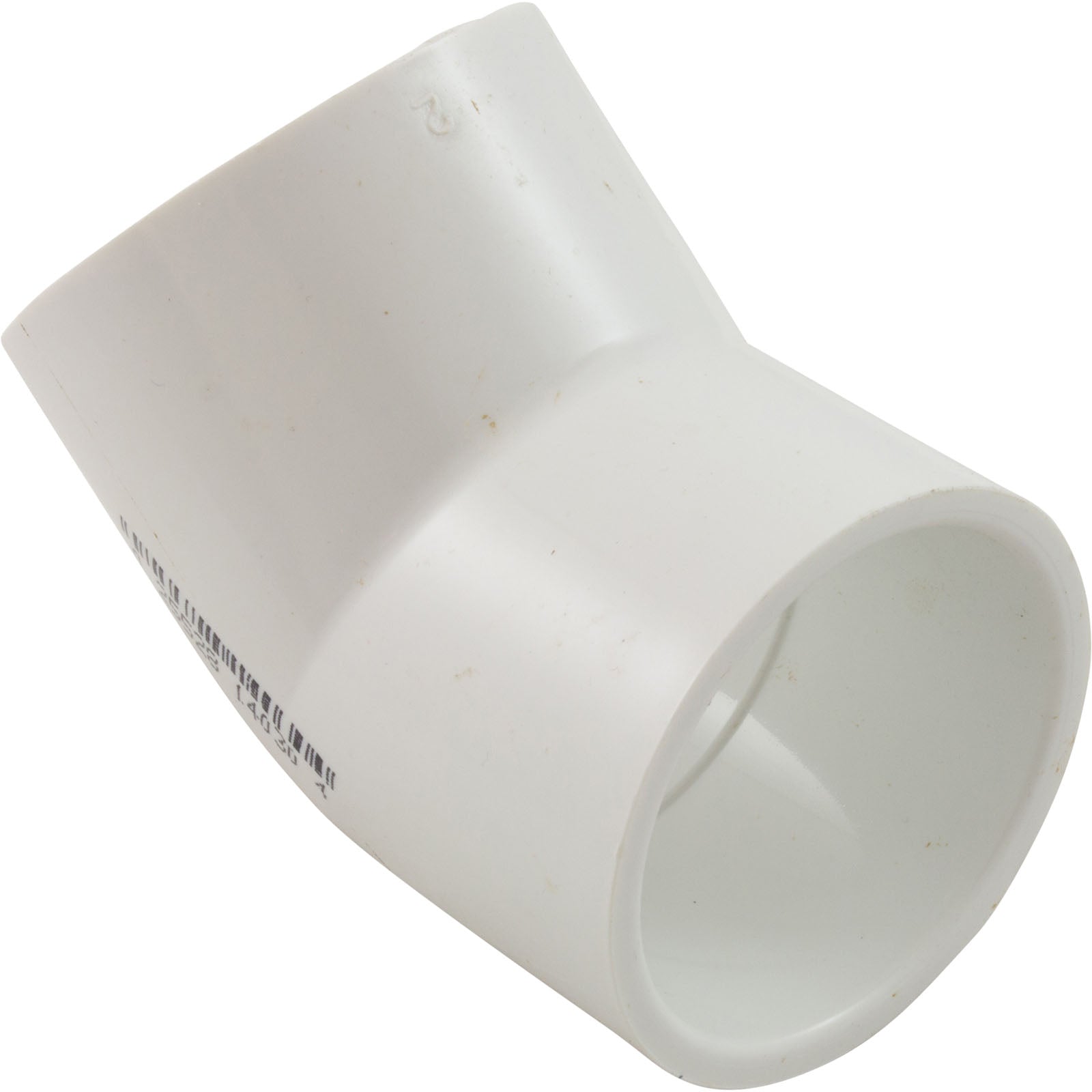 PVC Fitting, Elbow, 1 1/2", 45 Degree (417-015)
