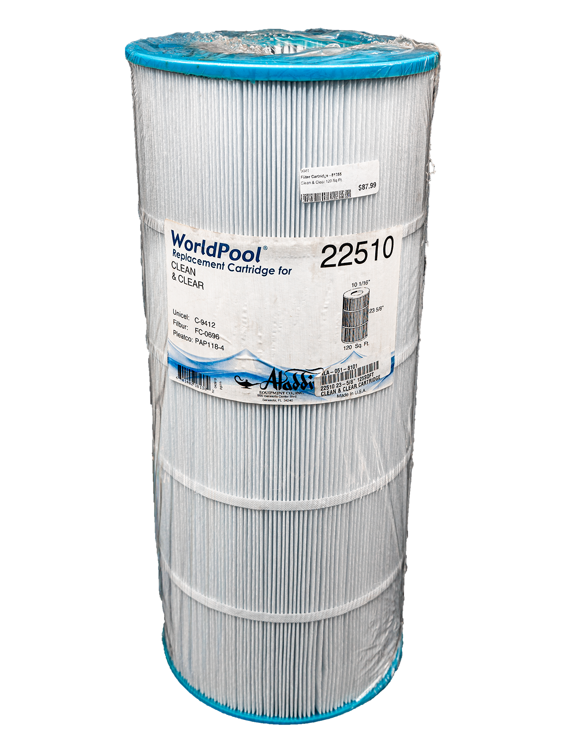 Pool Filter Cartridge, 81255, 125 Sq. Ft. Clean & Clear, Replaces C-9412