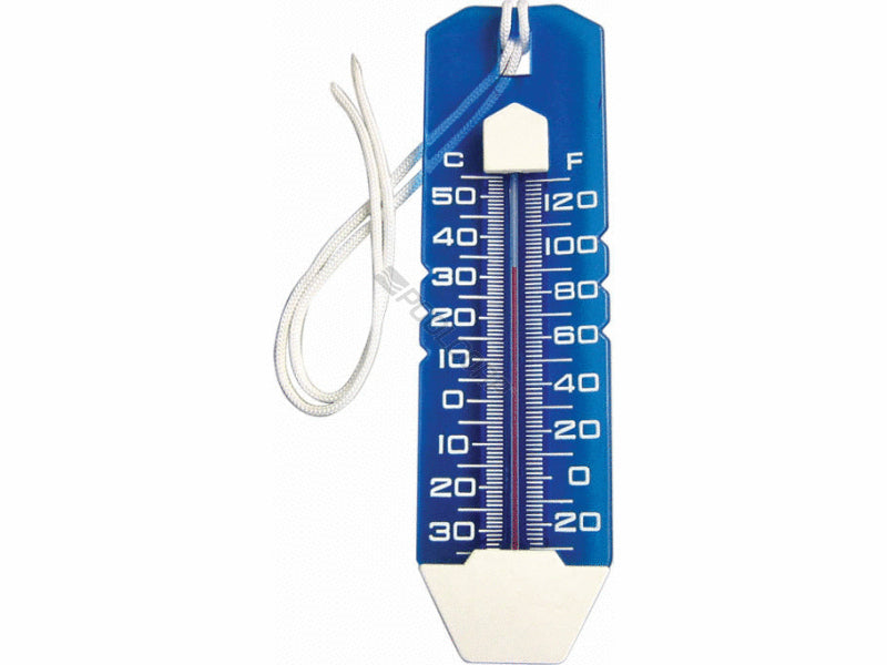Jumbo EZ-Read Thermometer w/Cord, Blue/White