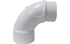 PVC Fitting, Sweep Elbow, 90 Degree, 1 1/2" SPG x 1 1/5" S (409015SW)