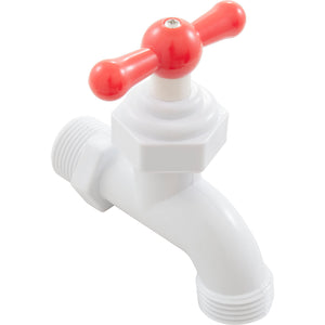 Hose Bib, 3/4" MPT, Plastic (0203-07)