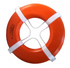 Ring Buoy, 24", Orange, United States Coast Guard Approved (10-205-OR)