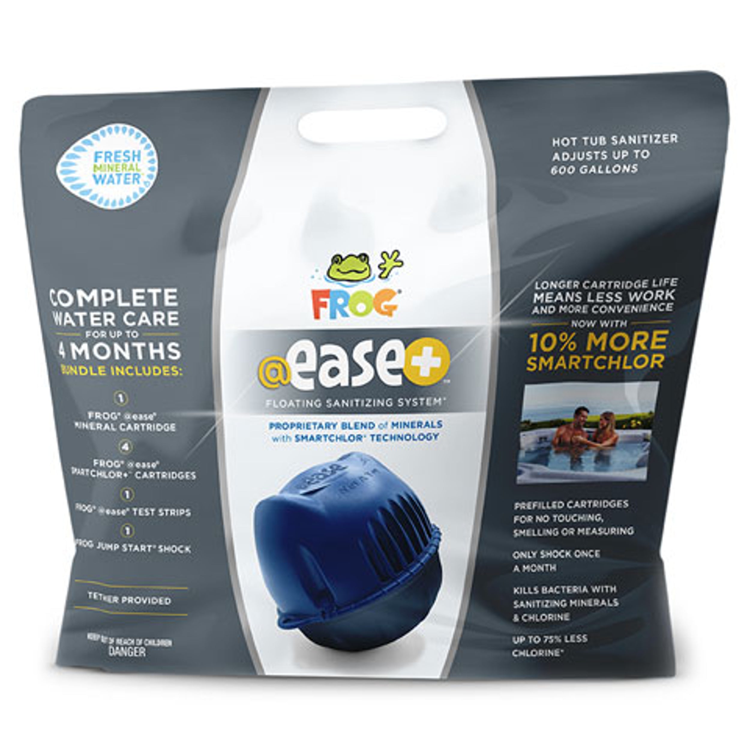 Spa Frog @EASE Floating Sanitizing System, 4 Month Bundle