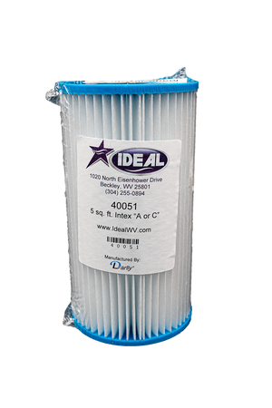 Pool Filter Cartridge, Intex, Size A, Premium Replacement