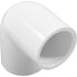 PVC Fitting, Elbow, 3/4" Slip x 3/4" Slip, 90 Degree (406-007)