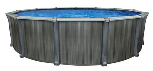 Grand Luxe Above Ground Pool, 27' Round, 52" Deep