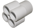 Manifold, 1" Slip, Transition, 4 Port, 1/2" Slip