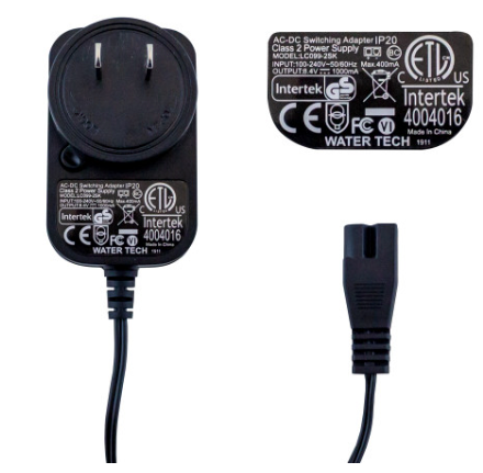 Water Tech Replacement Wall Charger for FX-4 Vacuum (LC099-2SK