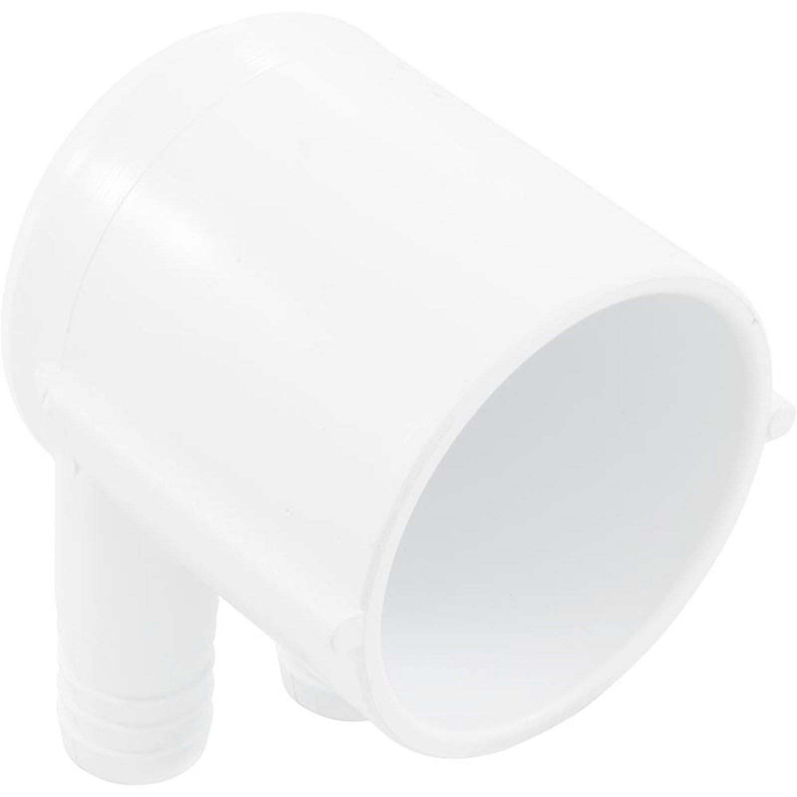 Manifold, 2" Slip, Dead End, 2 Port, 3/4" Barb