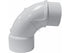 PVC Fitting, Sweep Elbow, 2" SPG x 2" Slip, 90 Degree (409020SW)